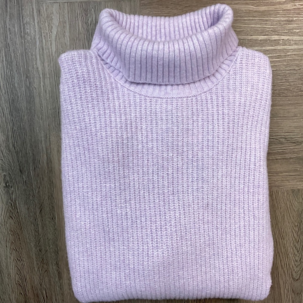Old Navy Tunic Sweater Womens Extra Large Lavender SoSoft Turtleneck Pullover - Picture 4 of 8